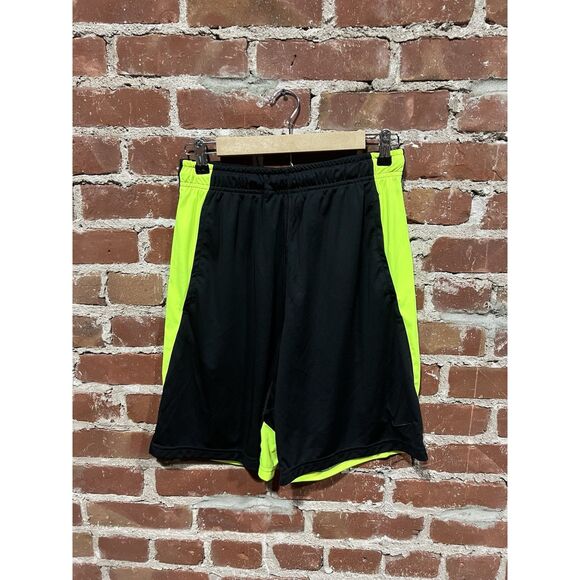 Nike Mens Black Athletic Basketball Shorts w/ Drawstring Size Medium - Picture 1 of 3